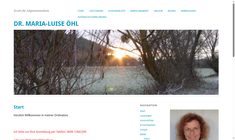 OMR Dr. Maria Öhl Webseite