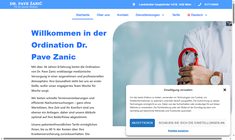 Dr. Pave Zanic Webseite