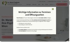Dr. Meral Saglam Webseite