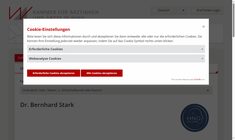 MR Dr. Herbert Stark Webseite