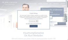 Dr. Karl Stiefsohn Webseite