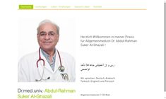 Dr. Abdul Rahman Suker Al-Ghazali Webseite