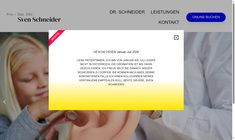 Dr. Sven-Thorben Heinrich Schneider Webseite