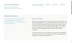 Dr. Veronika Walpoth Webseite