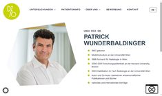 Univ.Doz. Dr. Patrick Wunderbaldinger Webseite