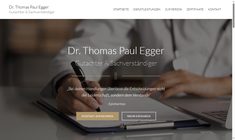 Dr. Thomas Stefan Paul Egger Webseite