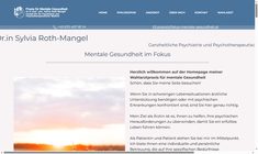 Dr. Sylvia Roth-Mangel Webseite