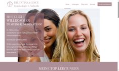 Dr. Tatiana Gincu Webseite