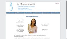 Dr. Christine Walser Webseite