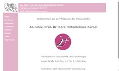 Ao.Univ.Prof. Dr. Kora Hirtenlehner-Ferber Webseite