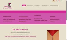 Dr. Bibiana Kalmar Webseite