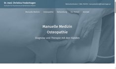 Dr. Christina Fredenhagen Webseite