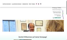 Prim.Univ.Prof. Dr. Wolfgang Trubel Webseite
