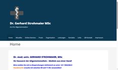 Dr. Gerhard Strohmaier Webseite