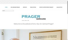 Univ.Doz. Dr. Gerhard Prager Webseite