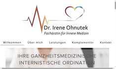Dr. Irene Ohnutek Webseite