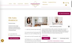 Dr. Saba Harrach Webseite