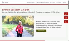 Dr. Elisabeth Gingrich Webseite