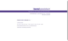 Dr. Bernd Gmeinhart Webseite