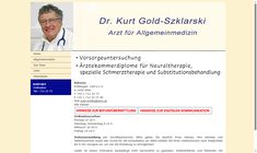 Dr. Kurt Gold-Szklarski Webseite
