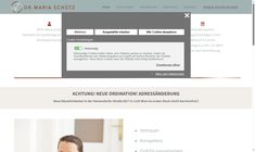 Dr. Maria Elisabeth Schütz Webseite