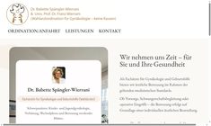 Dr. Babette Spängler-Wierrani Webseite