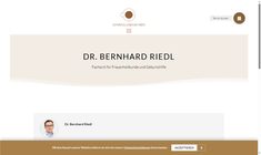 Dr. Bernhard Georg Riedl Webseite