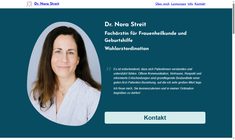 Dr. Nora Streit Webseite