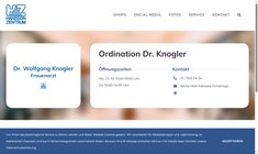 Dr. Wolfgang Knogler Webseite