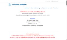 Dr. Patricia Gill-Figwer Webseite