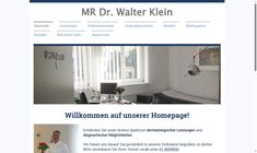MR Dr. Walter Klein Webseite