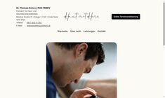 Dr. Thomas Scherz PhD Webseite