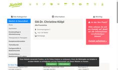 Dr. Christine Kölpl Webseite