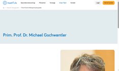 Prim.Univ.Doz. Dr. Michael R. Gschwantler Webseite