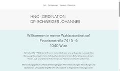Dr. Johannes Schweiger Webseite