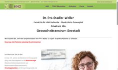Dr. Eva Stadler-Woller Webseite