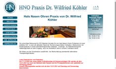 Dr. Wilfried Köhler Webseite
