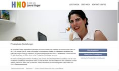Dr. Laura Kluger Webseite