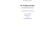 Dr. Wolfgang Eichler Webseite