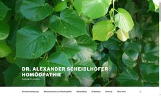 Dr. Alexander Scheiblhofer Webseite