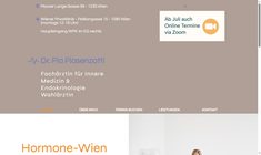 Dr. Pia Plasenzotti Webseite