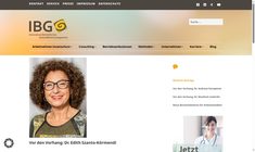 Dr. Edit Szanto-Körmendi Webseite