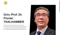 Univ.Prof. Dr. Florian Thalhammer Webseite