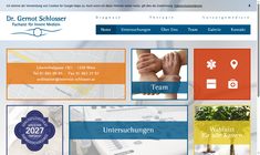 Dr. Gernot Schlosser Webseite