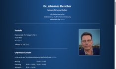 Dr. Johannes Fleischer Webseite
