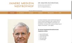 Dr. Walter Zuchristian Webseite