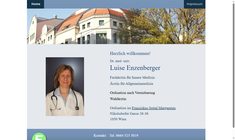 Dr. Luise Enzenberger Webseite