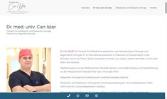 Dr. Can Isler Webseite