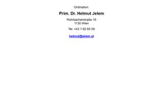 Dr. Helmut Johannes Jelem Webseite