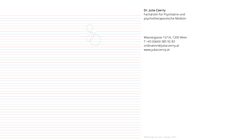 Dr. Julia Caroline Czerny Webseite